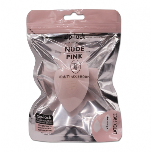 TF Спонж для нанесения макияжа BEAUTY SPONGE  nude pink